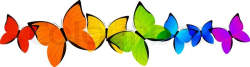 Butterflies Clipart Border | Free download best Butterflies ...