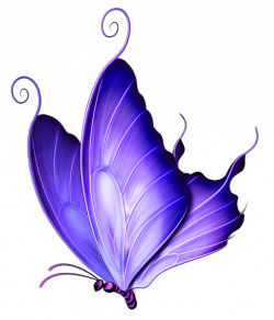 Transparent Purple Deco Butterfly PNG Clipart | Gallery ...
