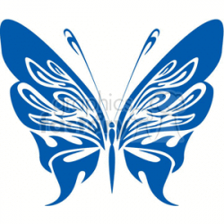 Royalty-Free dark blue butterfly clip art 368396 vector clip art ...