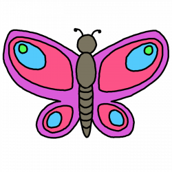 How to Draw a Butterfly | clip art | Pinterest | Butterfly, Clip art ...
