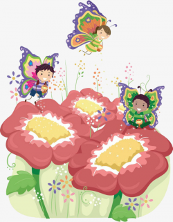 Butterfly Fairies And Flowers, Butterfly, Fairy, Flowers PNG Image ...