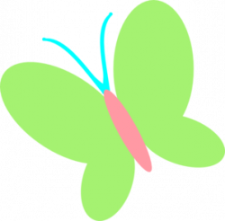 Green Pink Butterfly Clip Art at Clker.com - vector clip art online ...