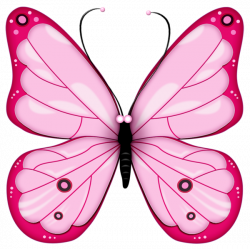 Pink Transparent Butterfly Clipart | Gallery Yopriceville - High ...