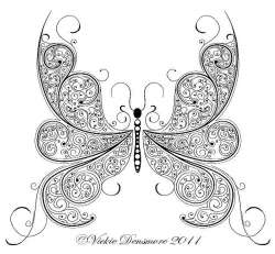 Paisley Lace Parchment Craft Butterfly | Parchment craft, Butterfly ...