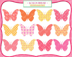 Butterfly clipart printable #1376 | Molde | Pinterest | Butterfly
