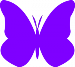 Purple.butterfly Clip Art at Clker.com - vector clip art online ...