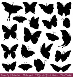 Butterfly Silhouettes Clipart Clip Art Butterfly Clipart Clip