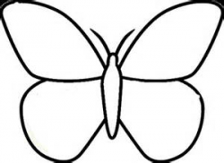 Easy Butterfly Drawing at GetDrawings.com | Free for personal use ...