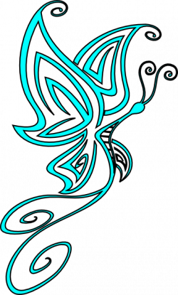 Swirl Butterfly Clip Art at Clker.com - vector clip art online ...
