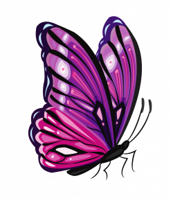 Purple Butterfly PNG Clipart Picture | Gallery Yopriceville - High ...