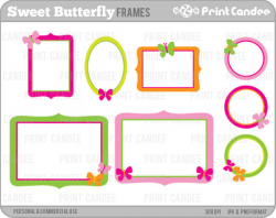 70% OFF SALE Sweet Butterfly Frames Personal and