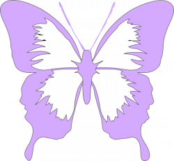 Light Purple Butterfly Clip Art at Clker.com - vector clip art ...