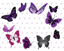 Purple Butterfly clipart Accessories Graphics High Resolution ...