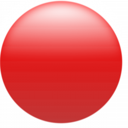 Clipart - Simple Glossy Circle Button Red
