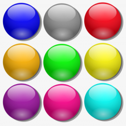 Nine Rounds Of Cake, Nine Colors, Round, Button PNG Image and ...