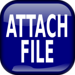 Blue Attach File Square Button Clip Art at Clker.com - vector clip ...