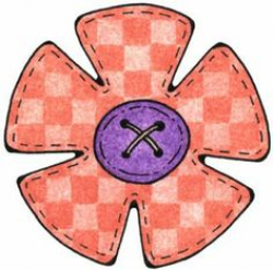 Button flower clipart - Clipground