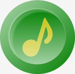 Green Button, Green, Push Button, Music PNG Image and Clipart for ...