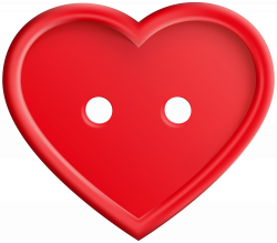 Red Heart Button PNG Clip Art Image | Gallery Yopriceville - High ...