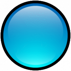 Button Blank Blue Icon | Soft Scraps Iconset | Hopstarter