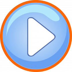 Blue Play Button With Focus Icons PNG - Free PNG and Icons Downloads
