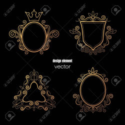 Decorative Shape Clipart Colorful ornamental buttons Of Different ...