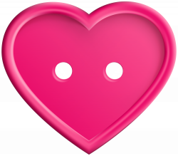 Pink Heart Button PNG Clip Art Image | Gallery Yopriceville - High ...