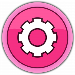 Clipart - pink button settings