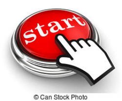 start red button and pointer | Clipart Panda - Free Clipart Images