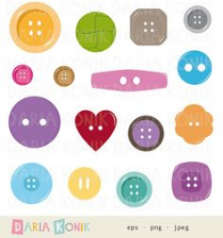 Vintage Button Clip Art Set makin cute blogs | tutorials | Pinterest ...