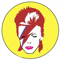 David Bowie Button by Ephemera - Outer Layer