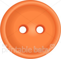 Orange Button Clipart | Brads, Buttons and Embellishments