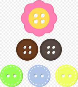 Button Clothing Clip art - buttons png download - 2163*2400 - Free ...