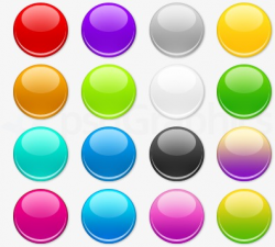 Ui Button, Color Button (color), Circular (shape), Color PNG and PSD ...
