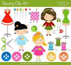 17 best Sewing images on Pinterest | Sewing clipart, Clip art and ...