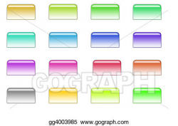 Stock Illustration - File style buttons 01. Clipart Illustrations ...