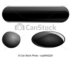 Black Web Button Clipart