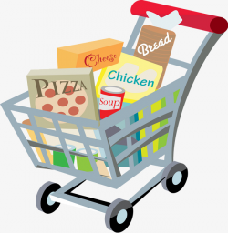 Shopping Cart Full Of Food, Full, Food, Shopping Cart PNG Image and ...