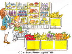 supermarket, shopping, cart | Clipart Panda - Free Clipart Images