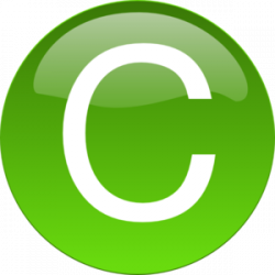 Green C Clip Art at Clker.com - vector clip art online, royalty free ...