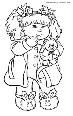 cabbage patch kids coloring pages | cabbage patch kids color page ...