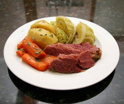 Corned Beef and Cabbage Dinner — He Cooks/She Wines