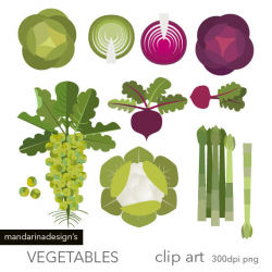 Vegetables Clipart Brussels Sprouts Cabbage Cauliflor Asparagus ...