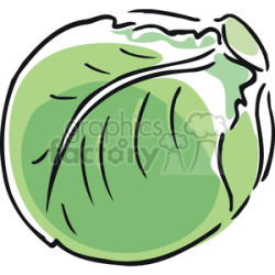 Royalty-Free lettuce 383190 vector clip art image - WMF, EPS, SVG ...
