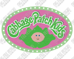 Cabbage Patch Kids Logo Cut File Set in SVG, EPS, DXF, JPEG, and PNG ...