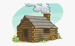 Cabin Clipart Pilgrim - Cartoon Cottage Png #745723 - Free ...