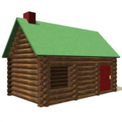 Free log cabin clipart 2 - Clipartix