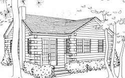 Top 93 Cabin Coloring Pages - Free Coloring Page