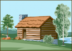 Log cabin clipart cliparts and others art inspiration 2 - Clipartix
