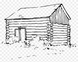 Building Cabin Home House Log Png Image - Log House Clip Art ...
